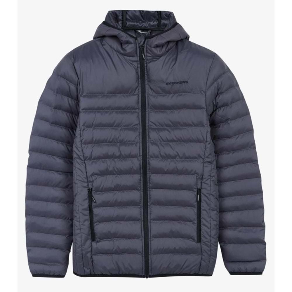 Skechers M Essential Hooded Jacket Mont S202063-040 Erkek Günlük Mont