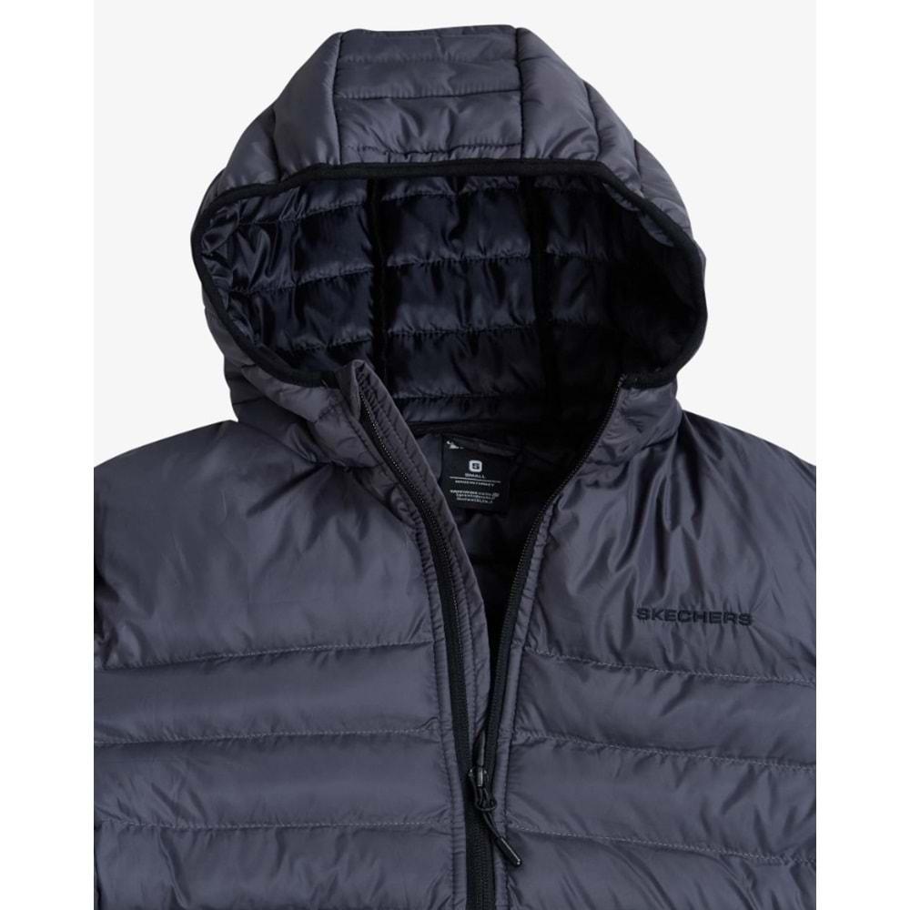 Skechers M Essential Hooded Jacket Mont S202063-040 Erkek Günlük Mont