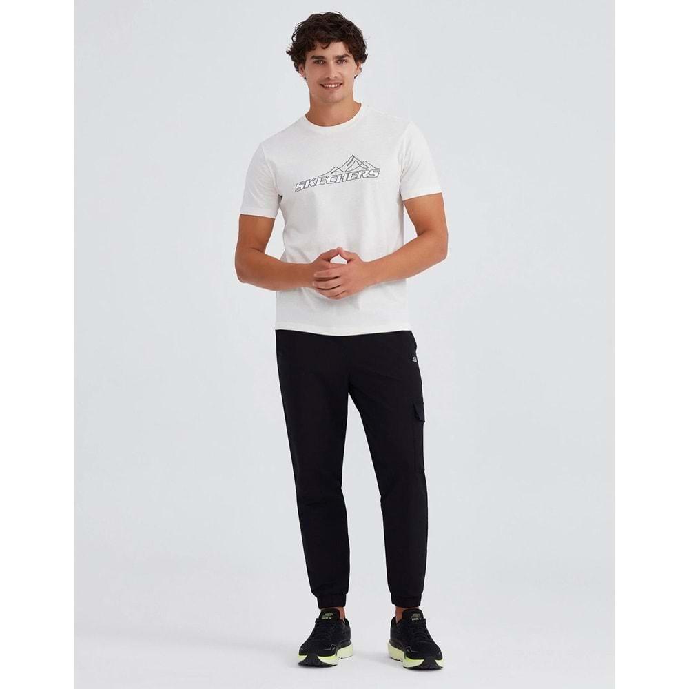 Skechers M Graphic Tee Crew Neck T-Shirt S232436-100 Erkek Tişört