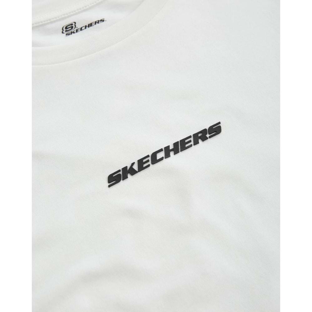 Skechers M Graphic Tee Oversize T-Shirt S232404-100 Erkek Tişört