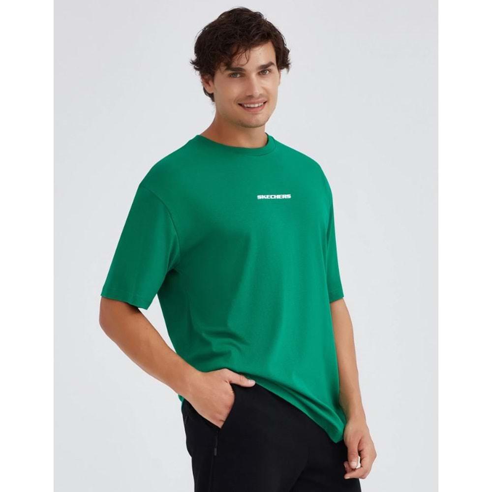 Skechers M Graphic Tee Oversize T-Shirt S232404-300 Erkek Tişört