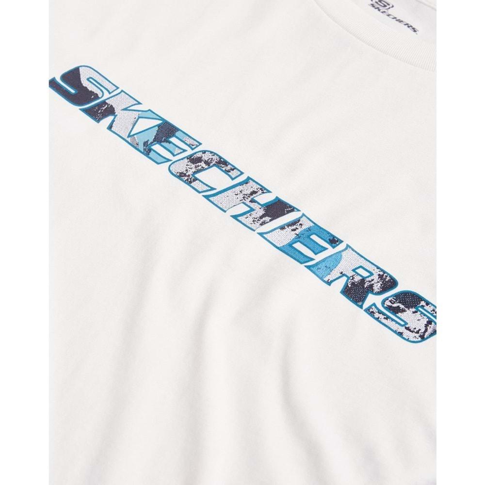 Skechers M Graphic Tee Crew Neck T-Shirt S232151-102 Erkek Tişört