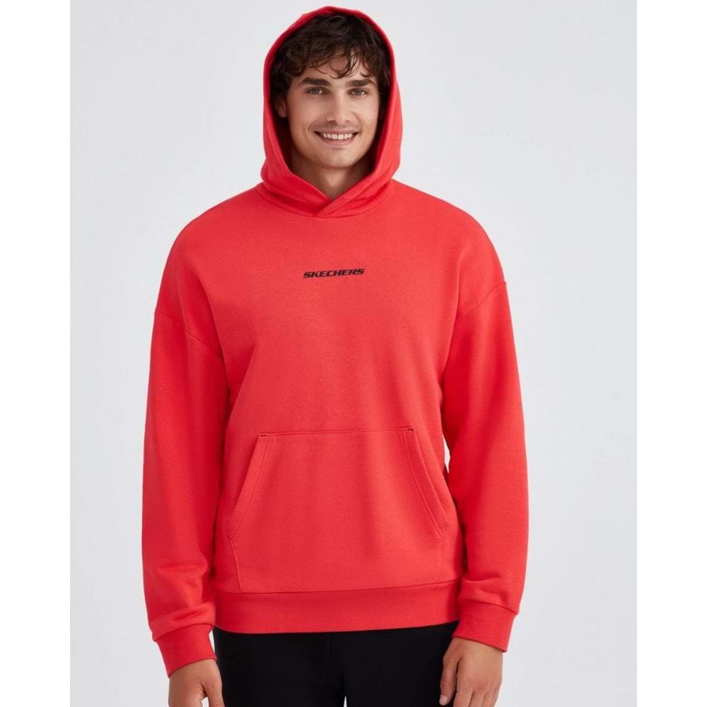 Skechers M Essential Hoodie Sweatshirt S232438-600 Kapüşonlu Erkek Sweatshirt