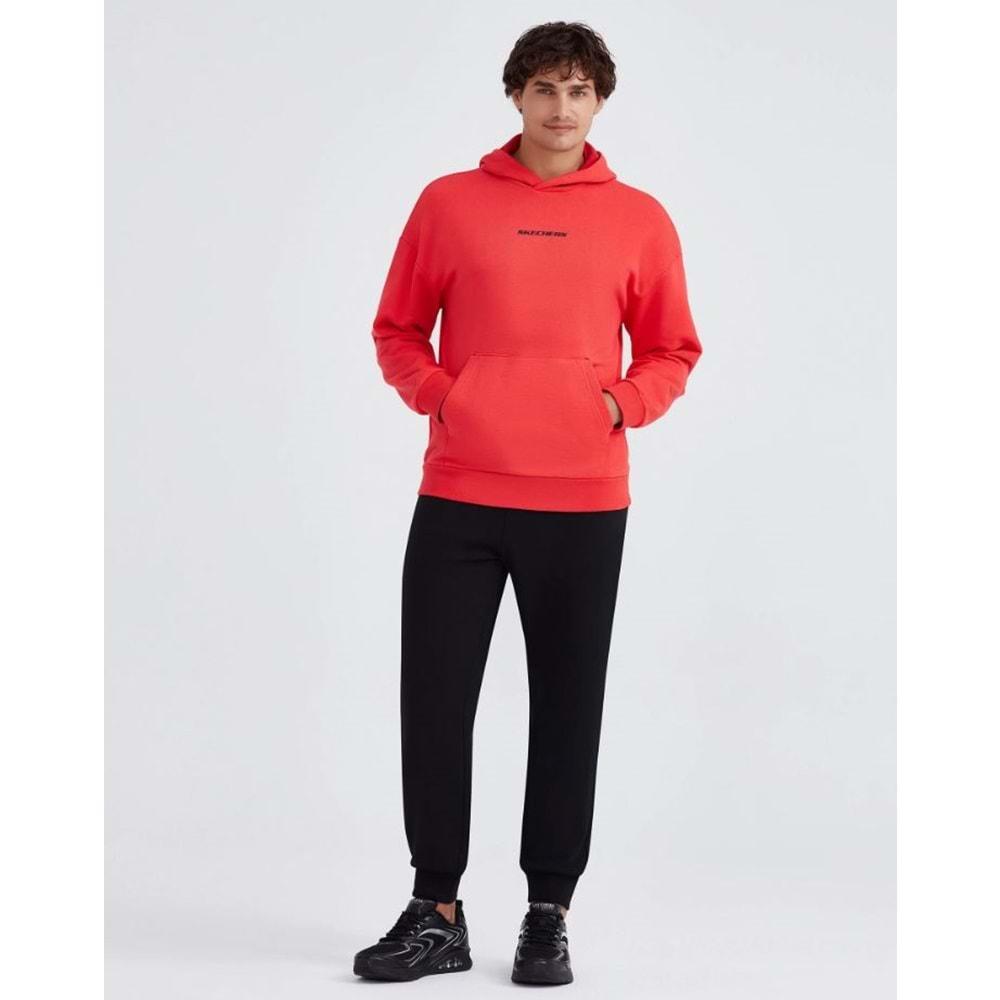 Skechers M Essential Hoodie Sweatshirt S232438-600 Kapüşonlu Erkek Sweatshirt