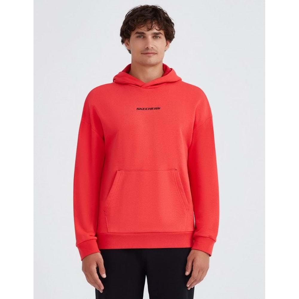 Skechers M Essential Hoodie Sweatshirt S232438-600 Kapüşonlu Erkek Sweatshirt