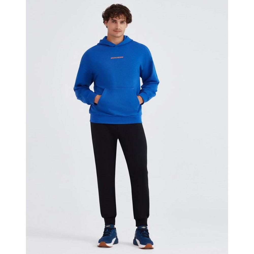 Skechers M Essential Hoodie Sweatshirt S232438-403 Kapüşonlu Erkek Sweatshirt