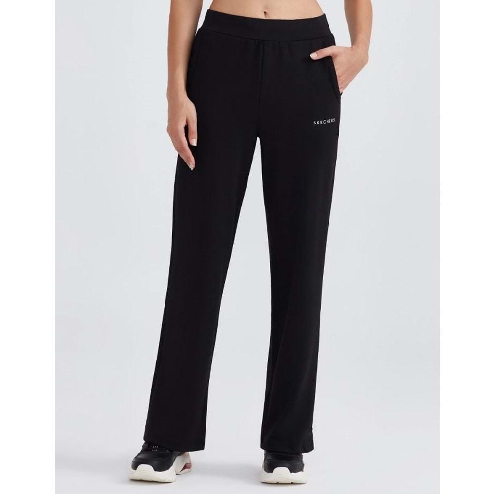 Skechers W Soft Touch Eco Wide Leg Sweatpant S232180-001 Kadın Eşofman Altı