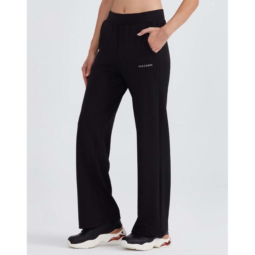 Skechers W Soft Touch Eco Wide Leg Sweatpant S232180-001 Kadın Eşofman Altı