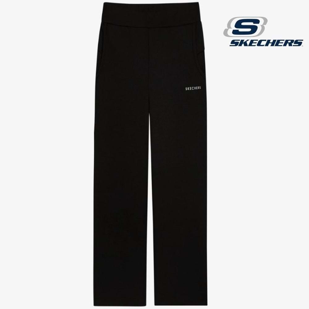 Skechers W Soft Touch Eco Wide Leg Sweatpant S232180-001 Kadın Eşofman Altı