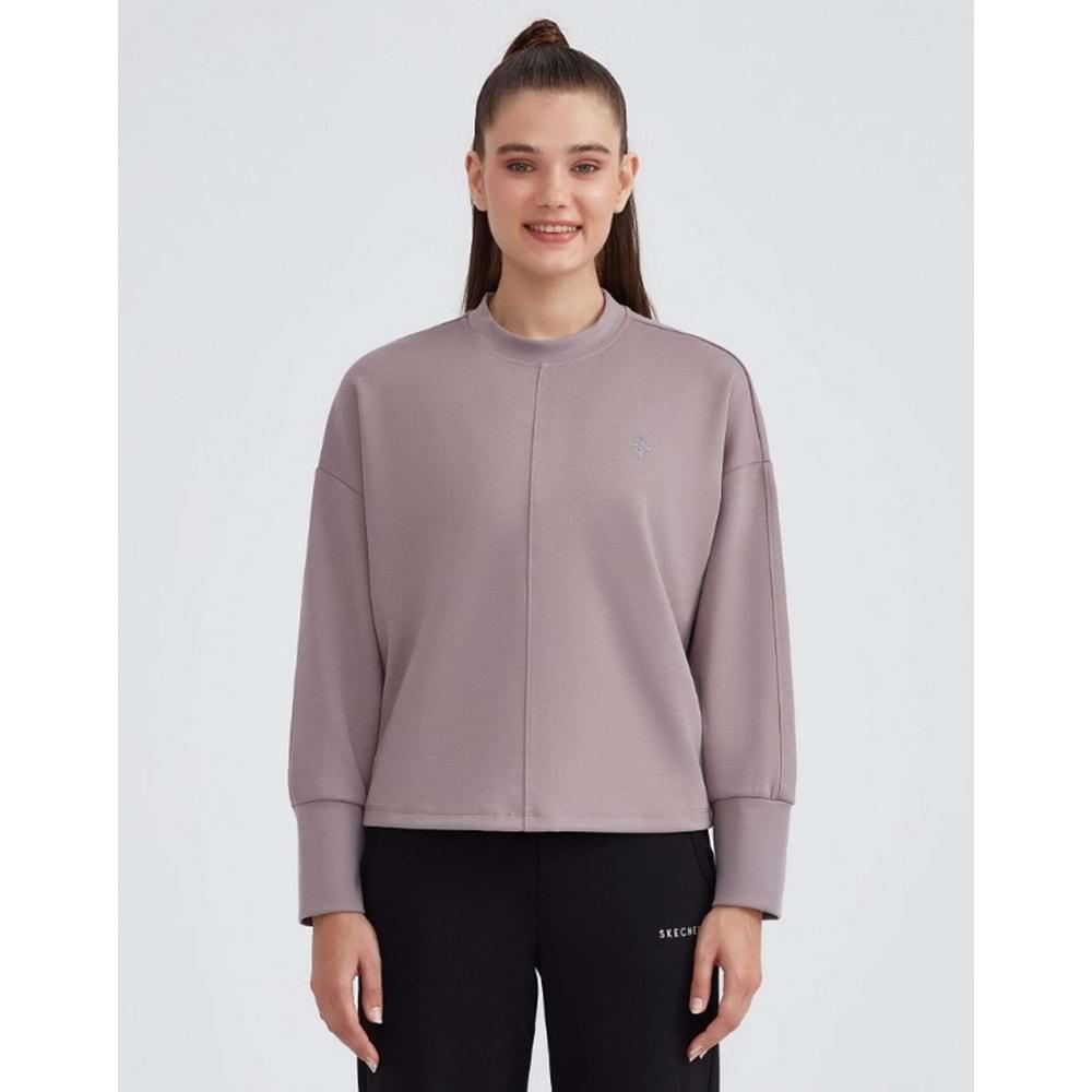 Skechers W Soft Touch Eco Crew Neck Sweatshirt S232181-506 Kadın Sweatshirt