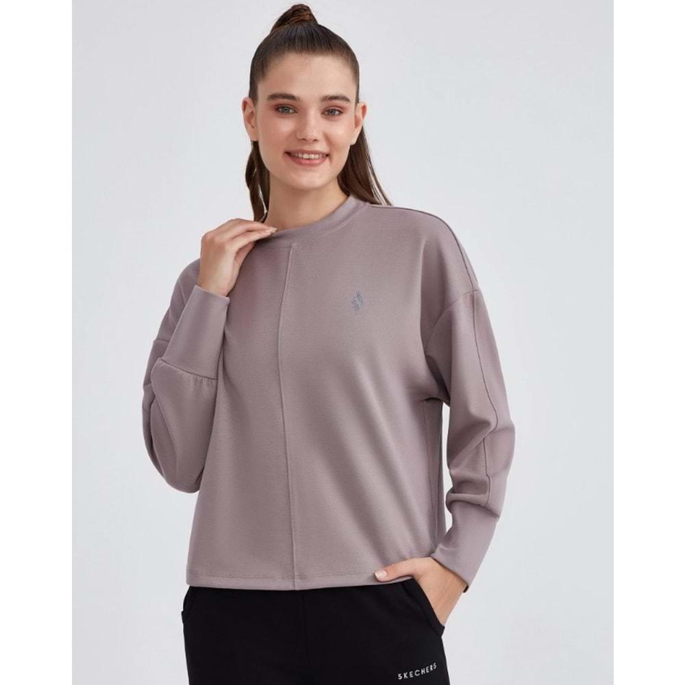 Skechers W Soft Touch Eco Crew Neck Sweatshirt S232181-506 Kadın Sweatshirt