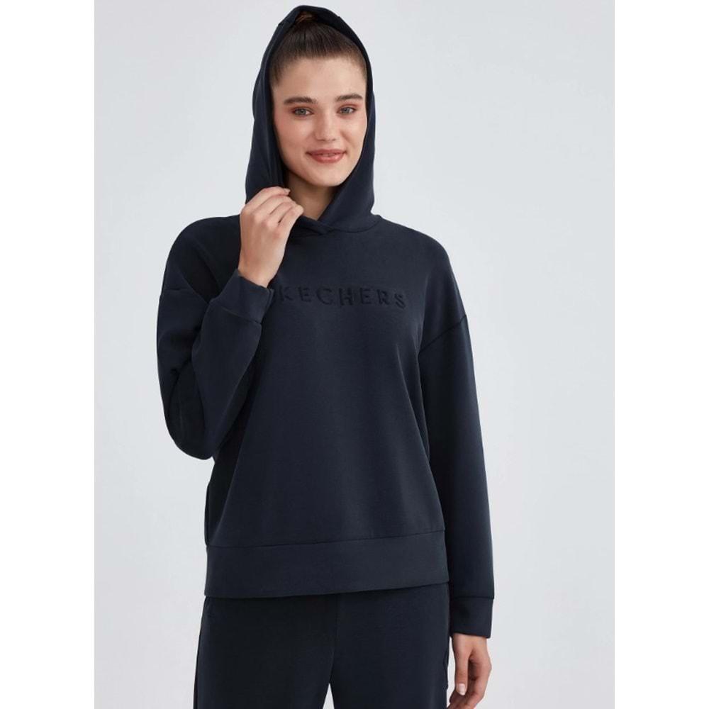 Skechers W Soft Touch Hoodie Sweatshirt S232187-001 -Kadın Sweatshirt