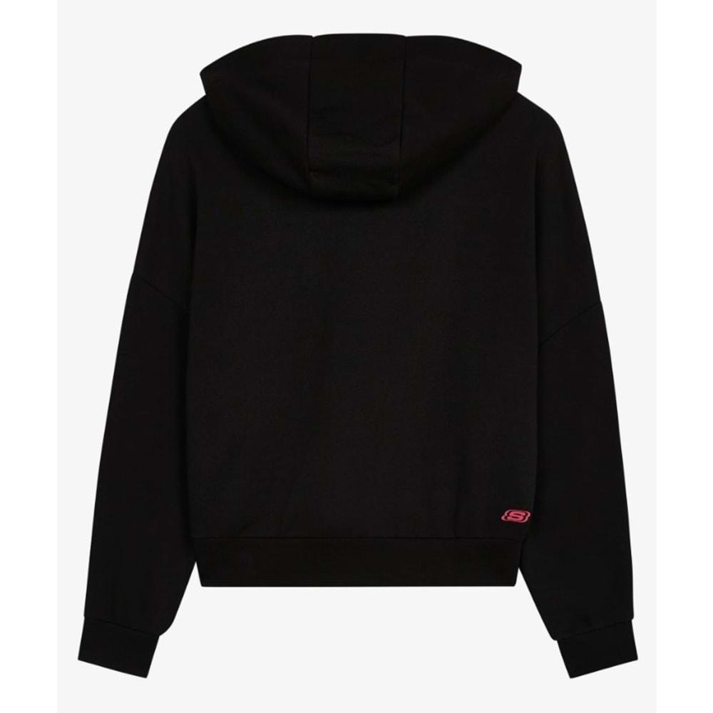 Skechers W Essential Hoodie Sweatshirt S232243- Kadın Kapüşonlu Sweatshirt