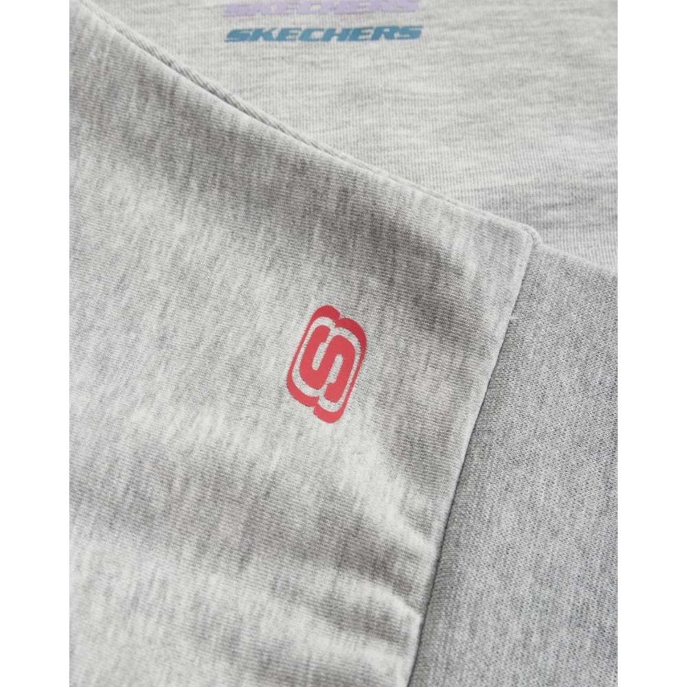 Skechers W Essential Hoodie Sweatshirt S232243- Kadın Kapüşonlu Sweatshirt