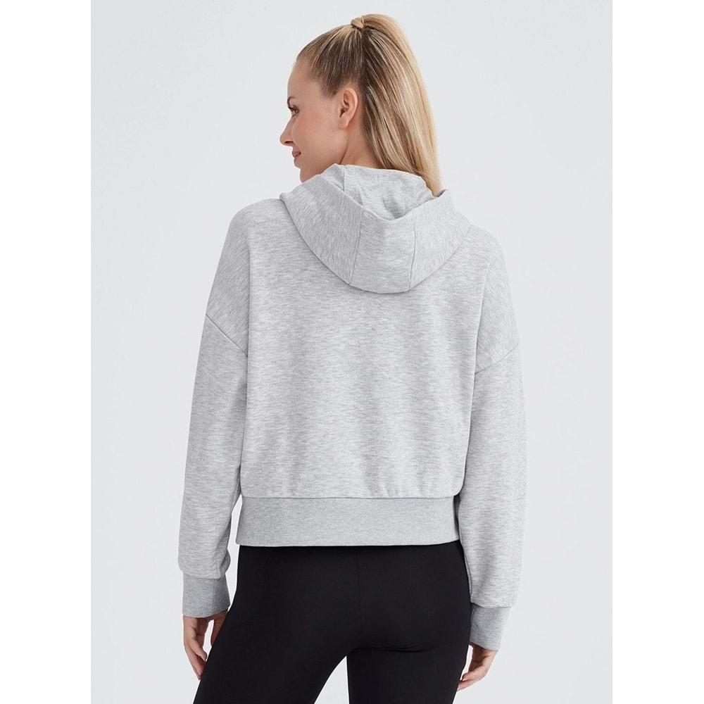 Skechers W Essential Hoodie Sweatshirt S232243- Kadın Kapüşonlu Sweatshirt