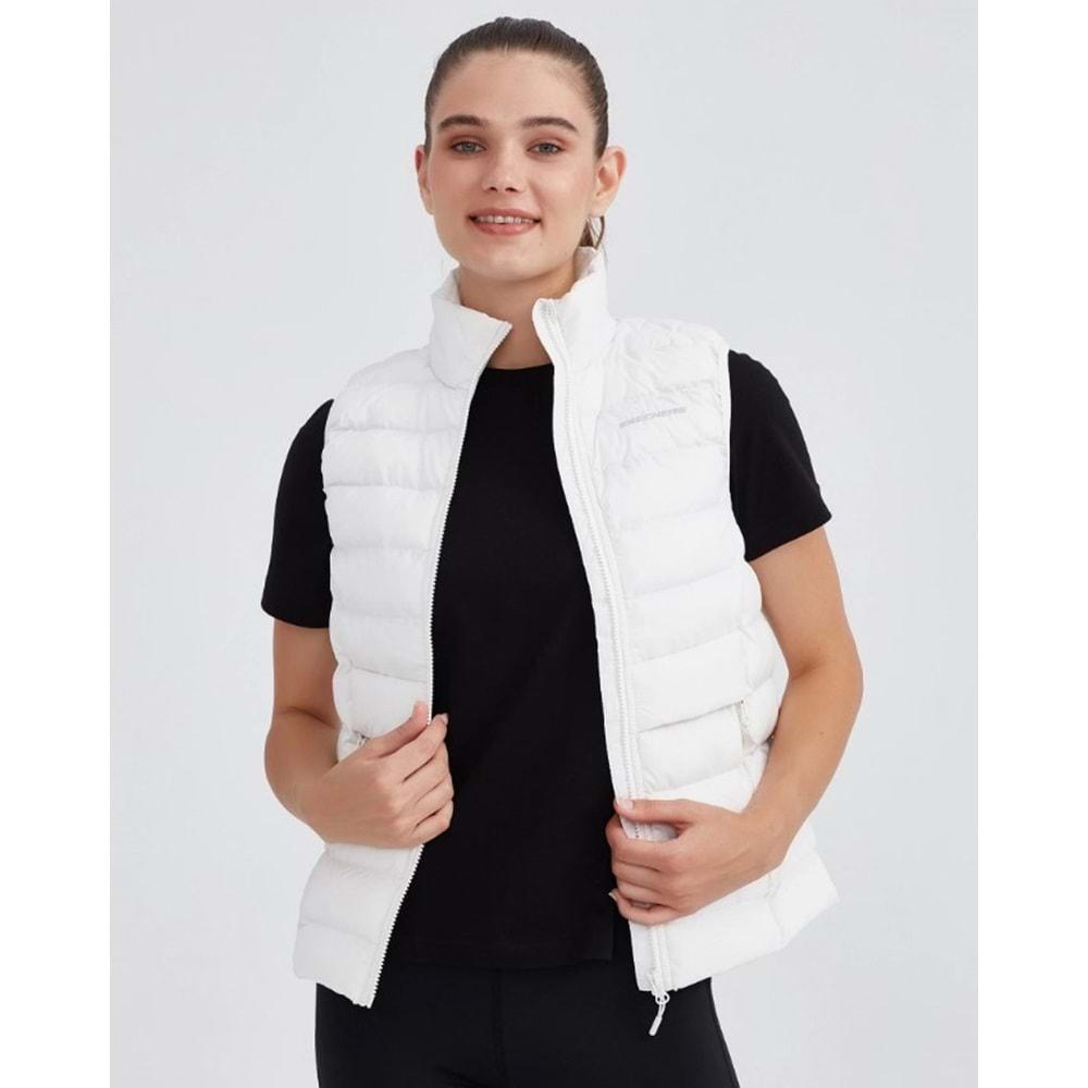 Skechers W Outerwear Padded Vest S231239-100 Kadın Yelek