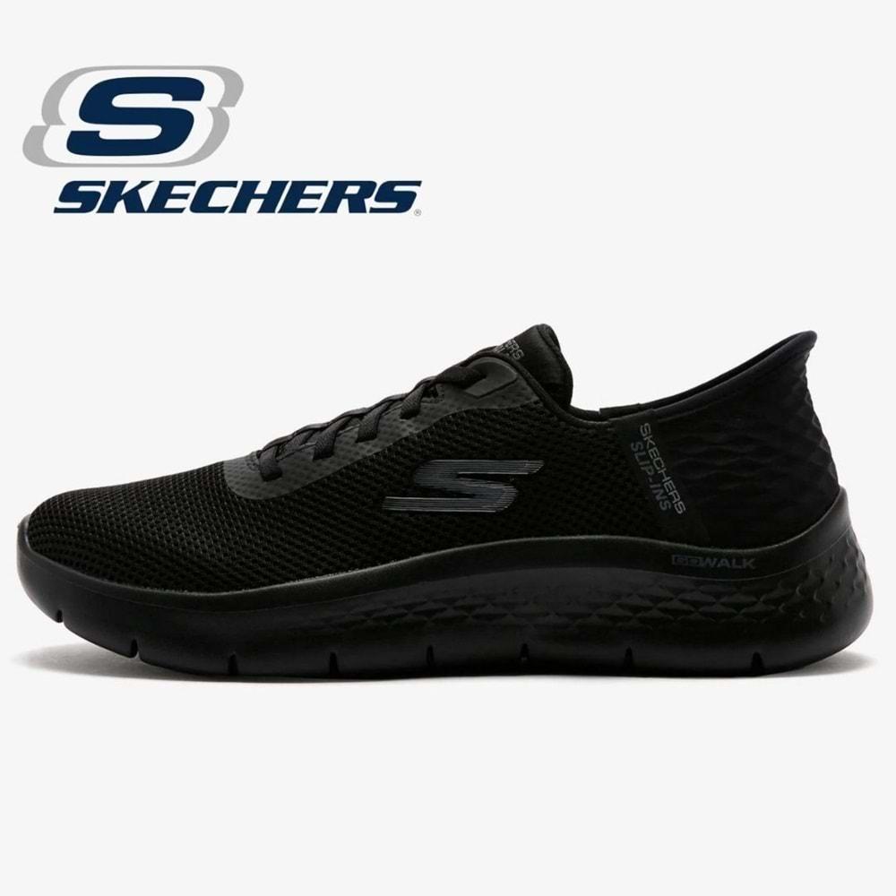 Skechers Go Walk Fles Slip-İns 124975TK-BBK Günlük Kadın Spor Ayakkabı