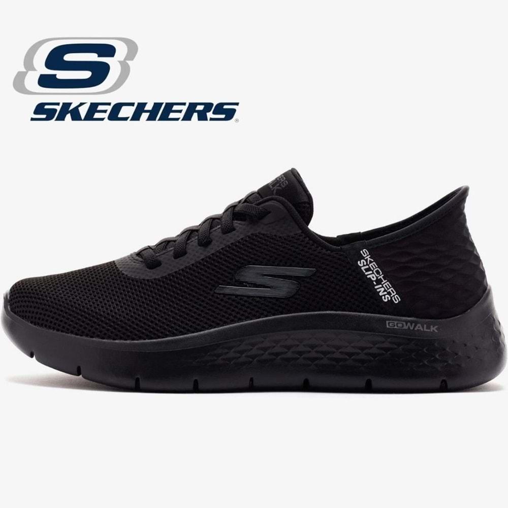 Skechers Go Walk Flex Slip-İns 216496TK-BBK Erkek Spor Ayakkabı