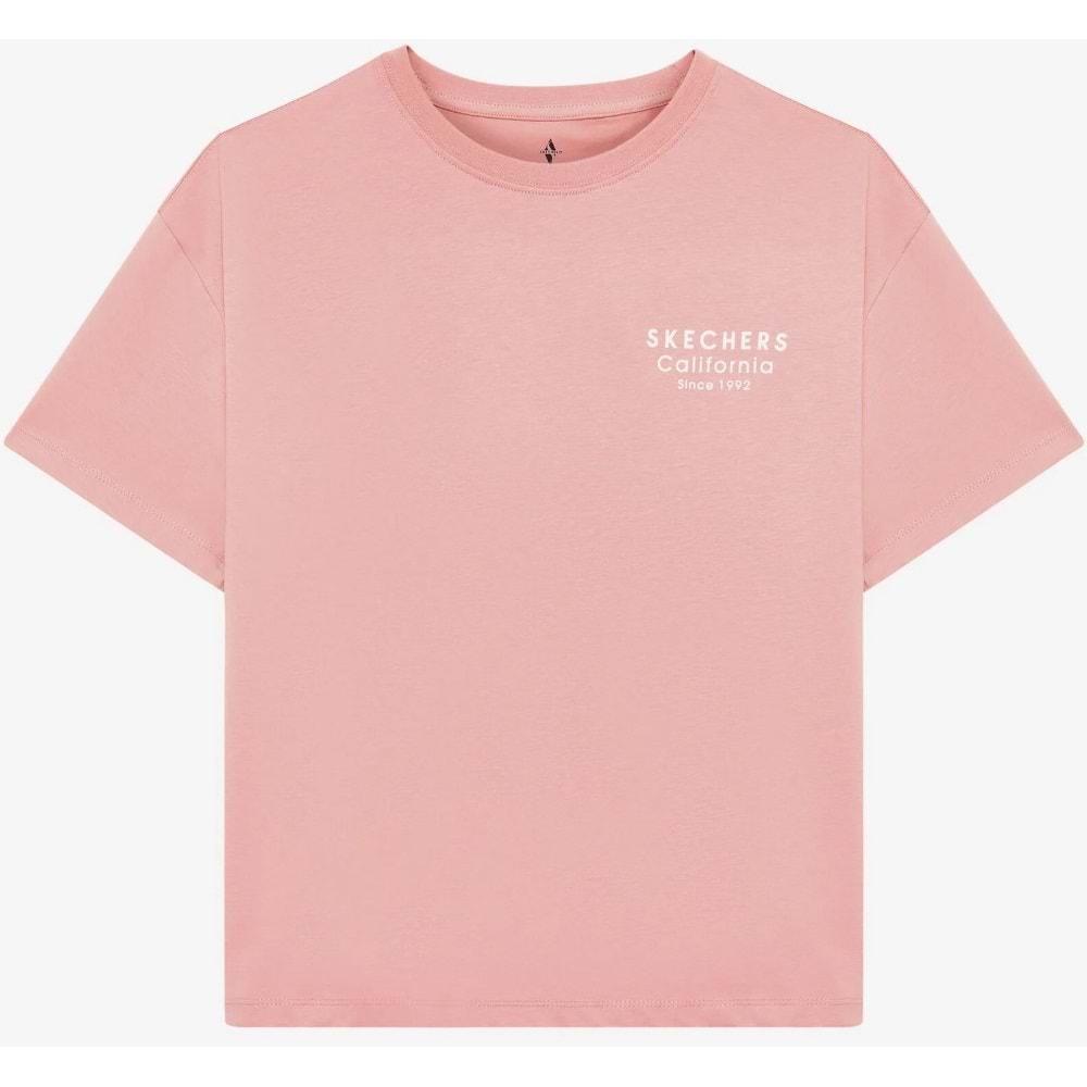 Skechers W Loose Fit Graphic Tee T-Shirt S2510134-609 Kadın Tişört
