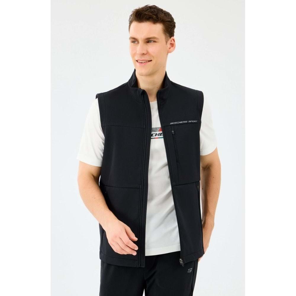 Skechers M Fitted Turtle Neck Softshell Vest S2520220-3817 Erkek Yelek