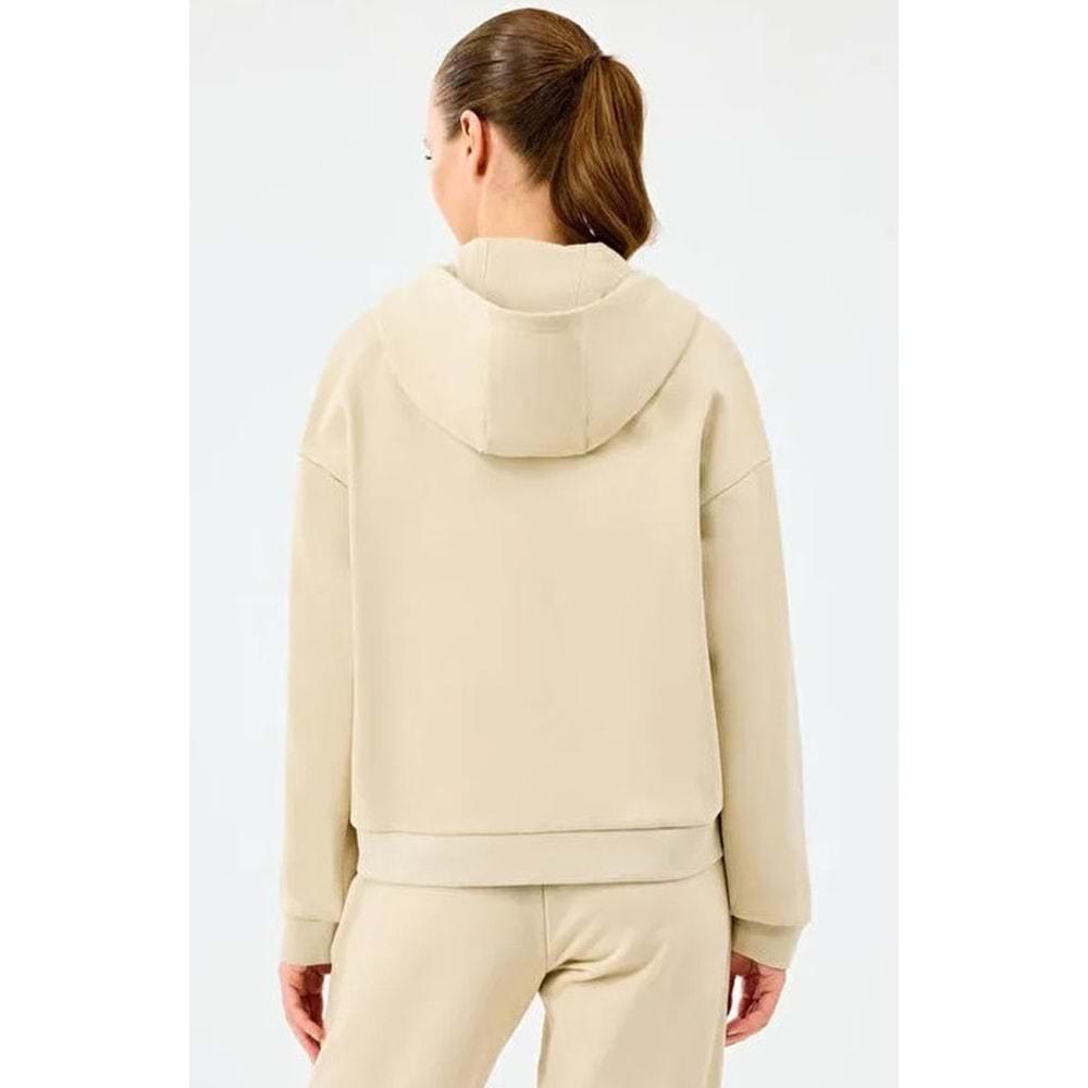 Skechers W Essential Full Zip Sweatshirt S2610016-1550 Kadın Kapüşonlu Fermuarlı Sweatshirt
