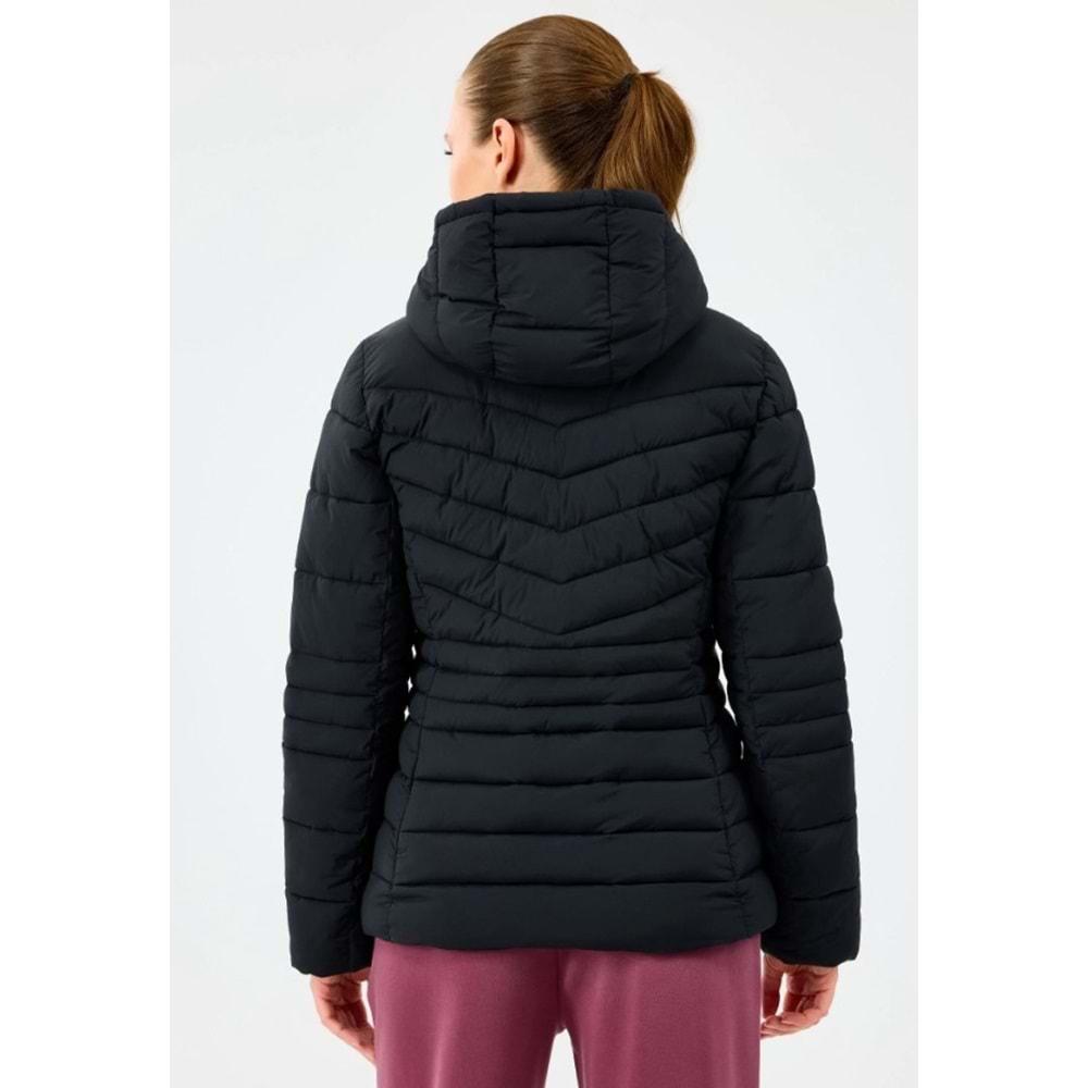 Skechers W Fitted Hoodie Puffer Jacket S2520203-3817 Kadın Mont