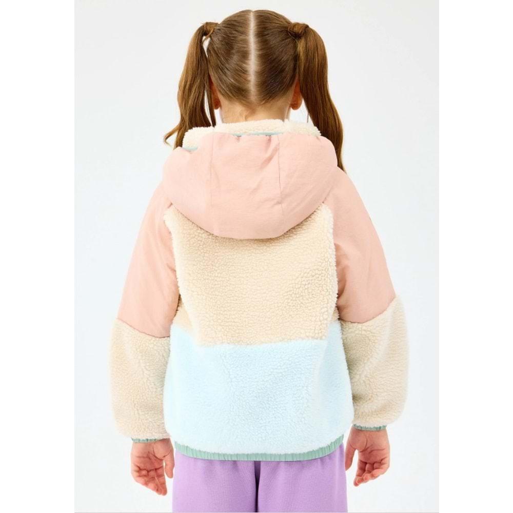 Skechers G Outdoor Fleece Full Zip Sherpa SK2520031-0136 Kız Çocuk Mont