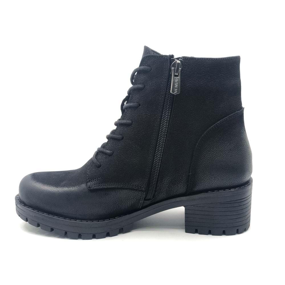 Venüs Yurs Hakiki Deri Kaymaz Taban Ortopedik Kadın Postal Bot