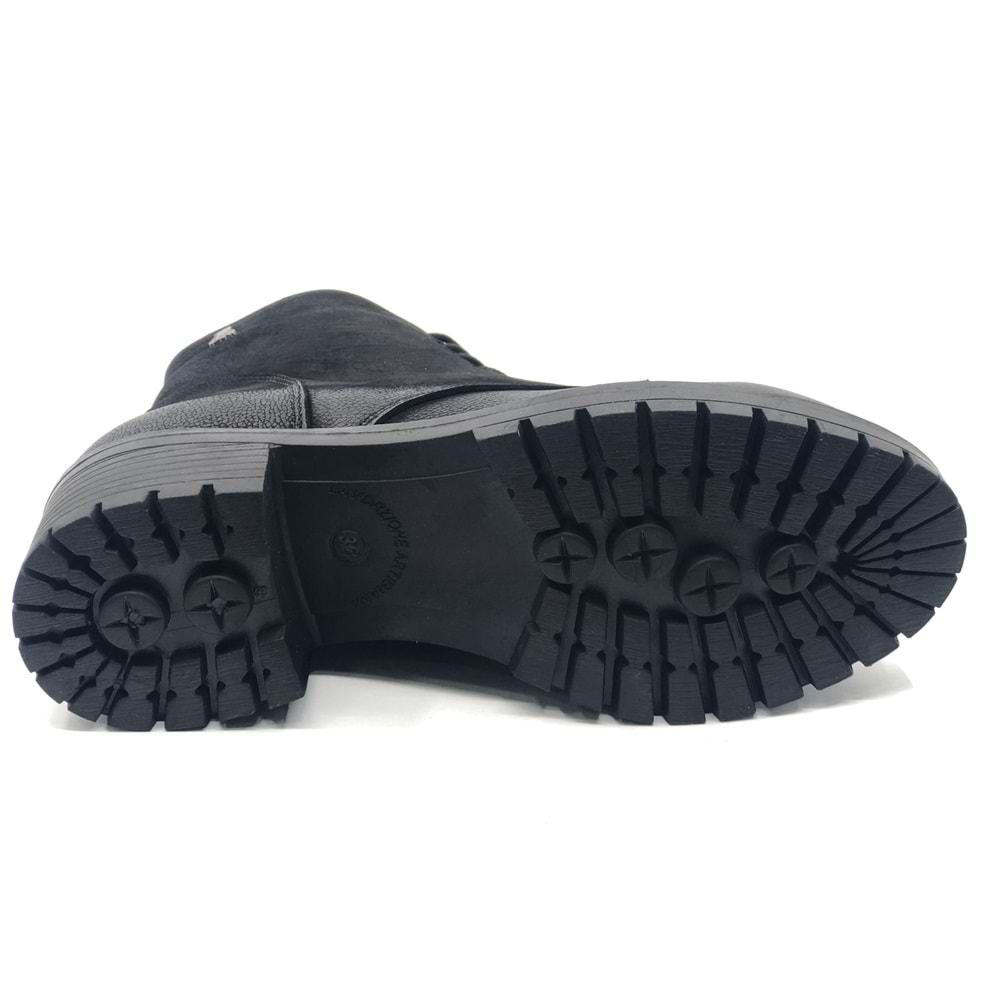 Venüs Yurs Hakiki Deri Kaymaz Taban Ortopedik Kadın Postal Bot