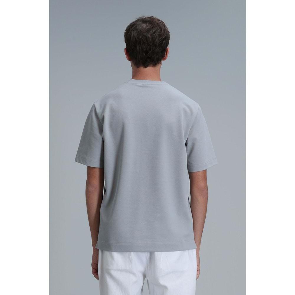 Lufian 111020193 Bıanca Modern Grafik Tişört Erkek T-Shirt