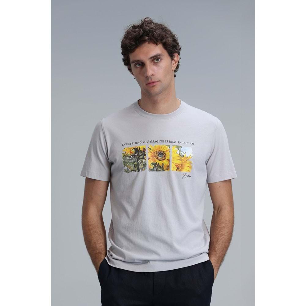 Lufian 111020192 June Modern Grafik T- Shirt Erkek T-Shirt
