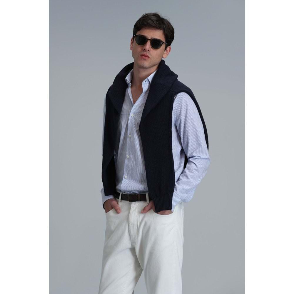 Lufian 111010606 Varda Erkek Basic Gömlek Comfort Slim Fit Erkek Gömlek