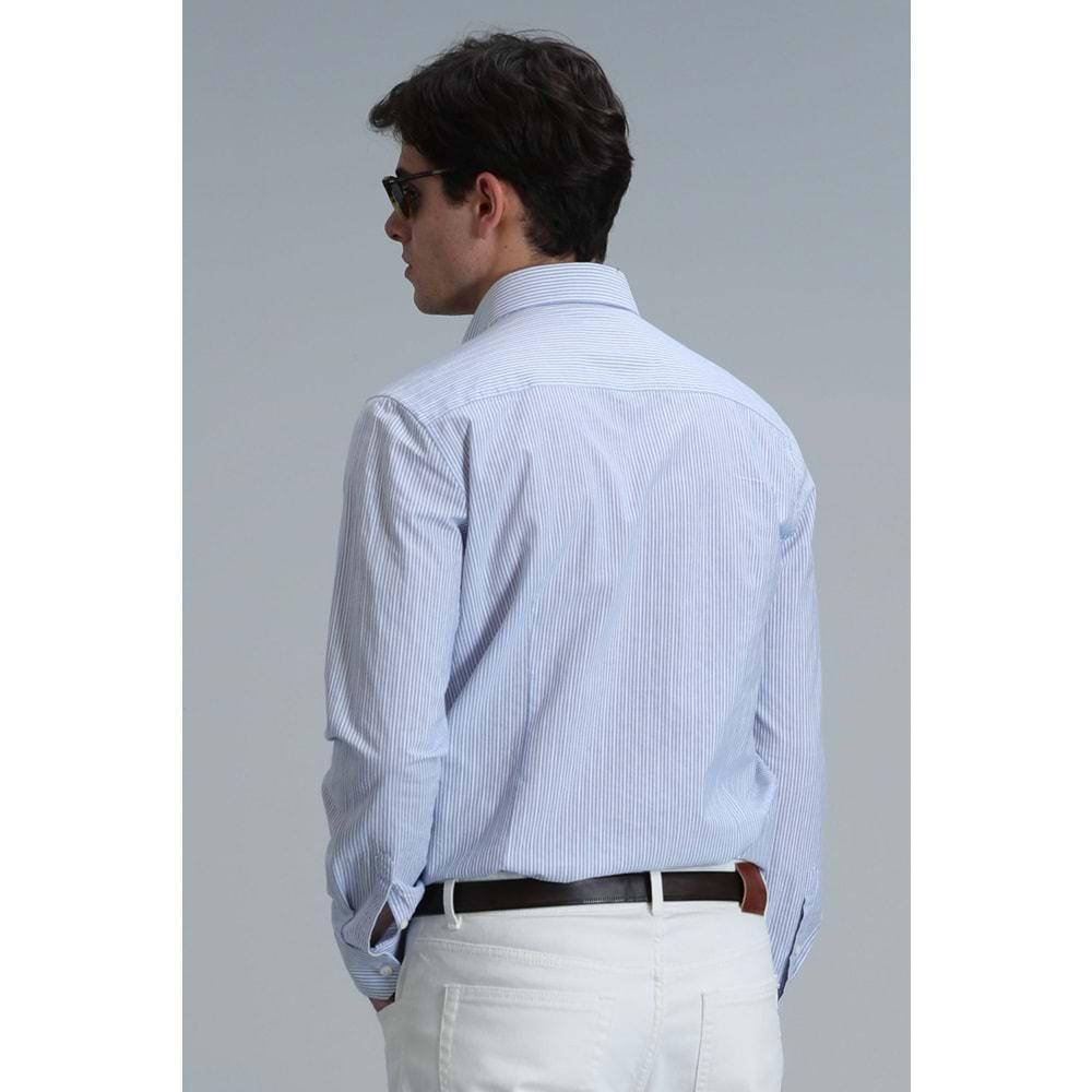 Lufian 111010606 Varda Erkek Basic Gömlek Comfort Slim Fit Erkek Gömlek