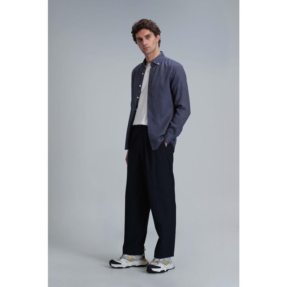 Lufian 111010611 Pitaya Keten Gömlek Comfort Fit Erkek Gömlek