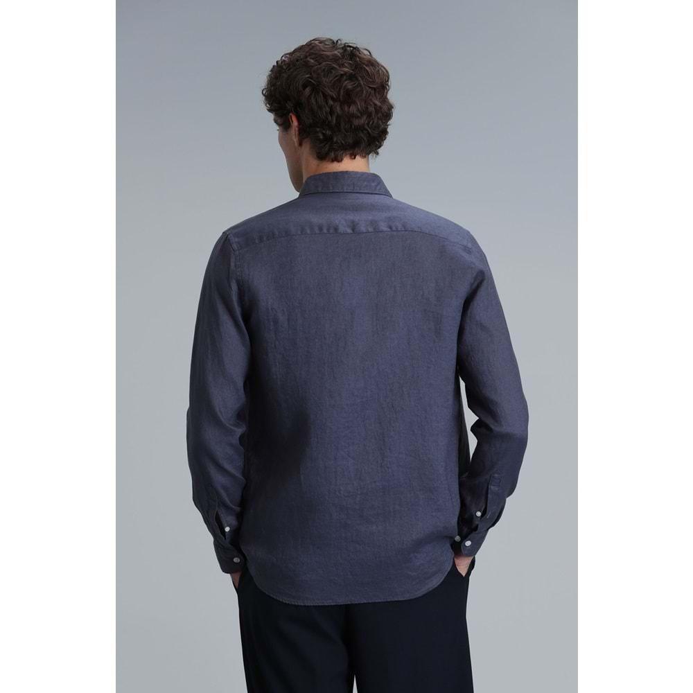 Lufian 111010611 Pitaya Keten Gömlek Comfort Fit Erkek Gömlek