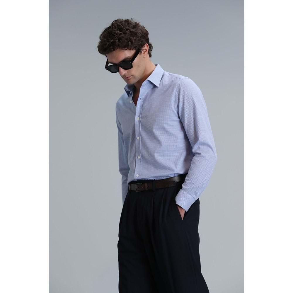 Lufian 111010615 Menar Erkek Basic Gömlek Comfort Fit Erkek Gömlek