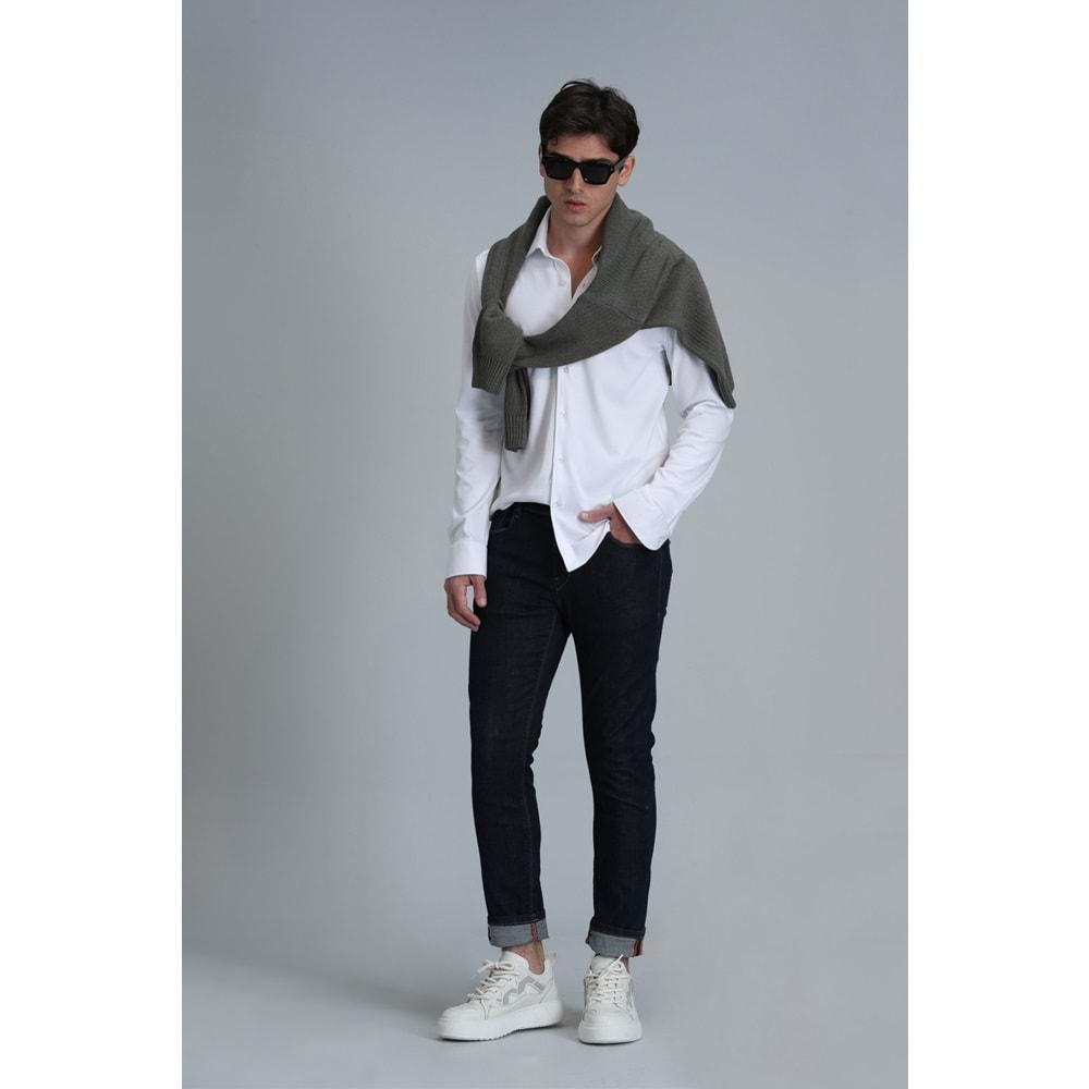 Lufian 111200150 Jack Smart Jean Erkek Pantolon Slim Fit Erkek Kot Pantolon