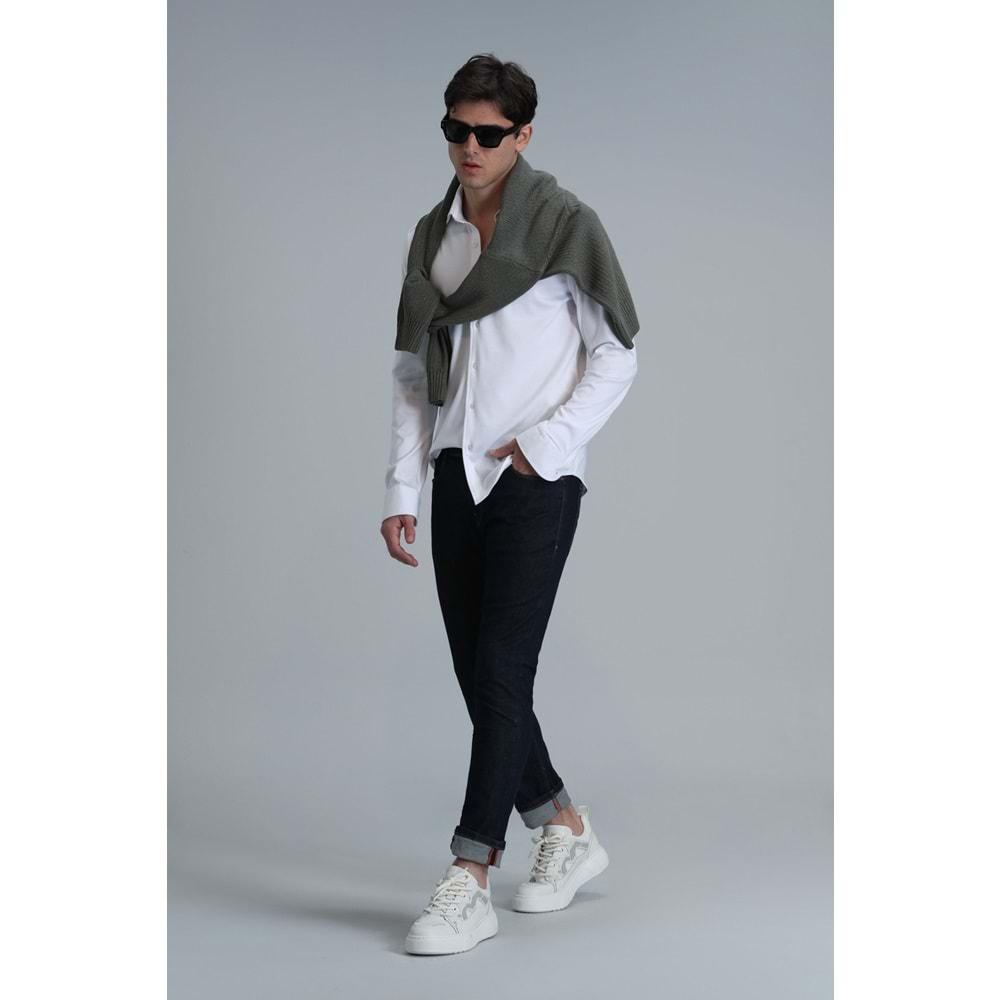 Lufian 111200150 Jack Smart Jean Erkek Pantolon Slim Fit Erkek Kot Pantolon