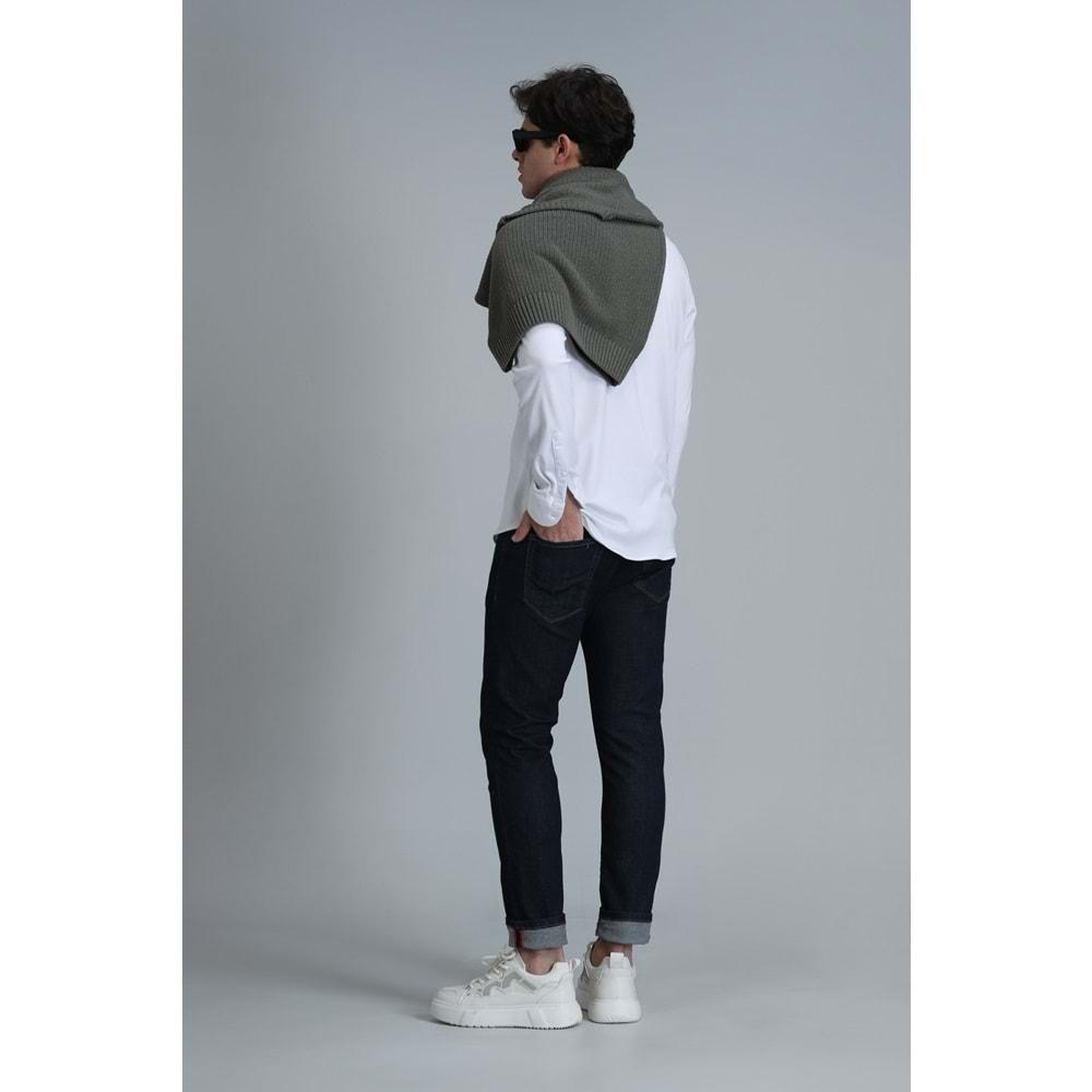 Lufian 111200150 Jack Smart Jean Erkek Pantolon Slim Fit Erkek Kot Pantolon