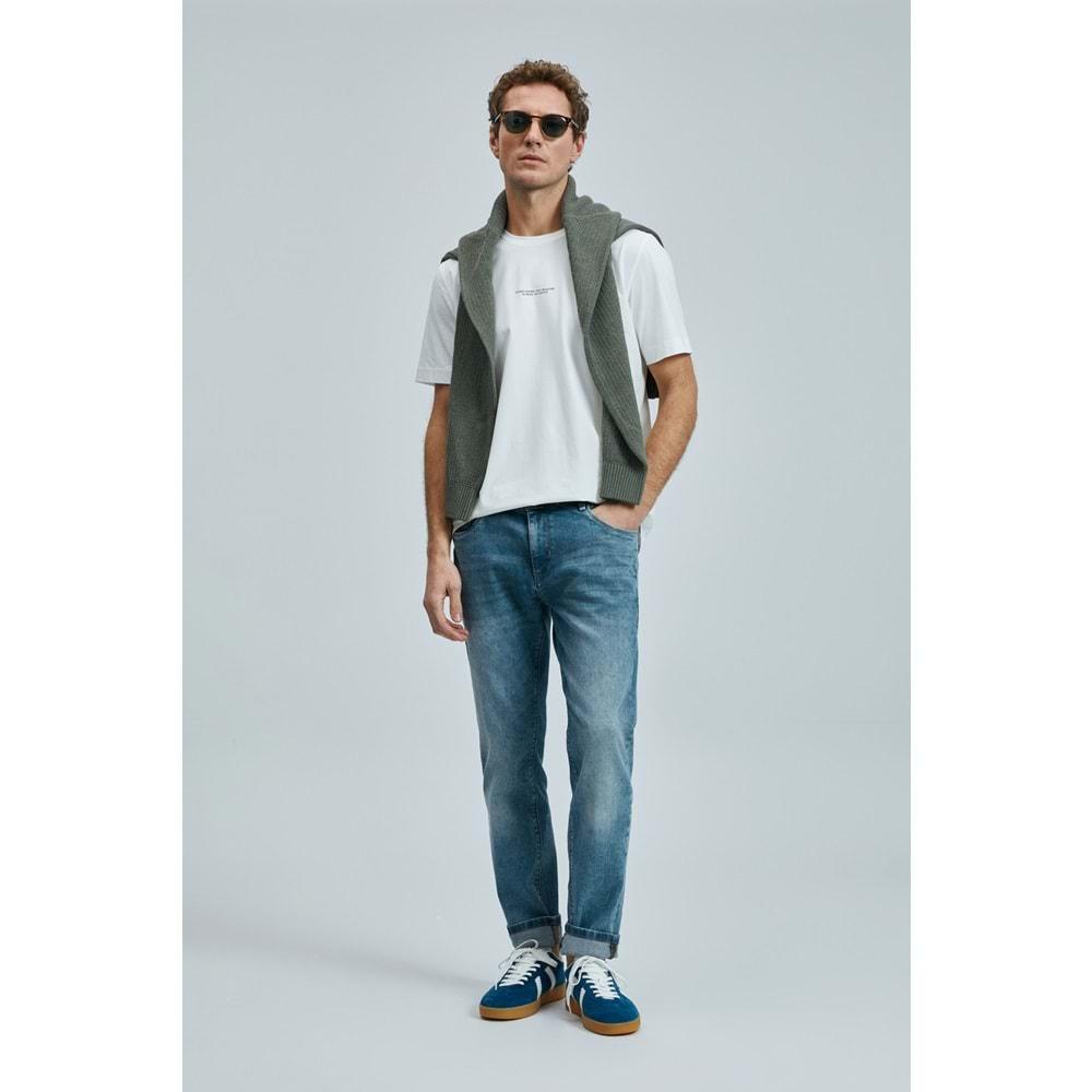 Lufian 111020242 Valor Modern Grafik T- Shirt Erkek Tişort