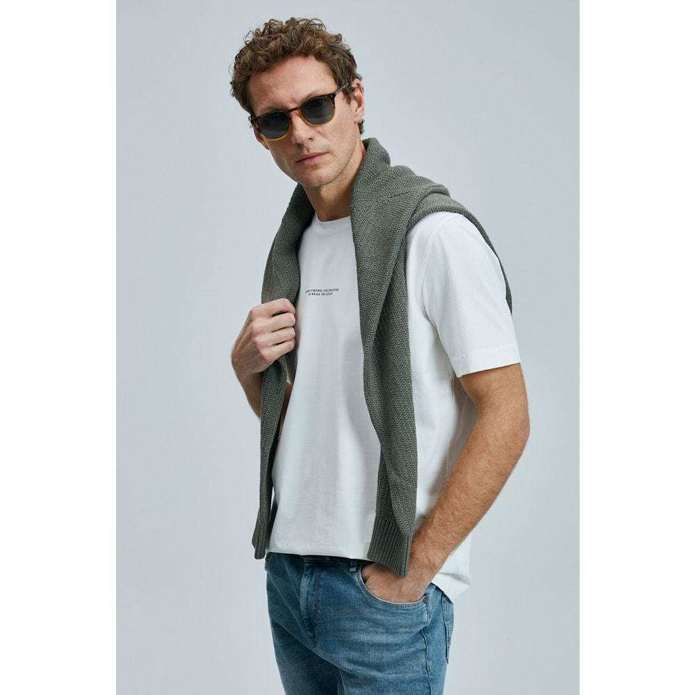 Lufian 111020242 Valor Modern Grafik T- Shirt Erkek Tişort