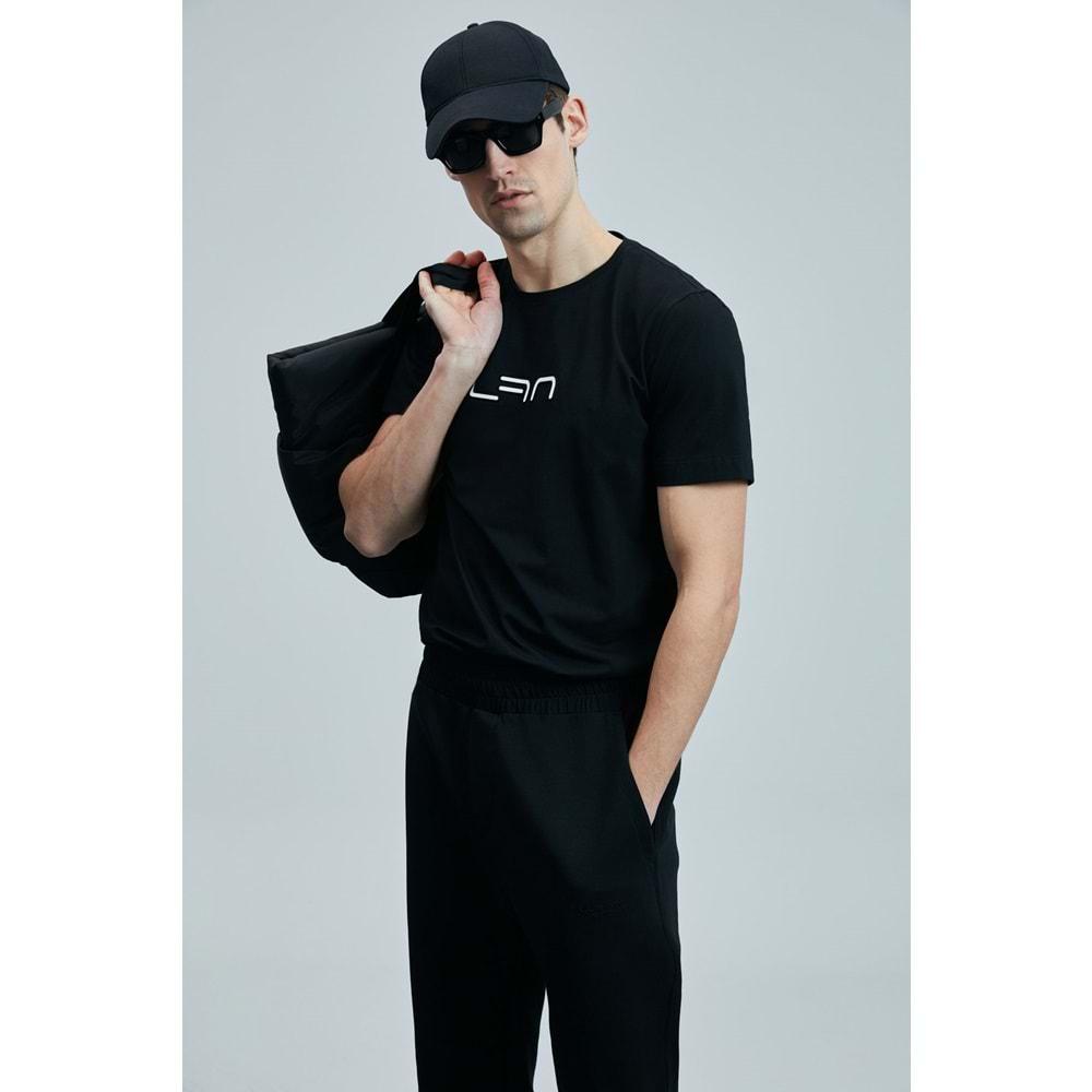 Lufian 111020244 Blaze Modern Grafik Tişort Erkek T-Shirt