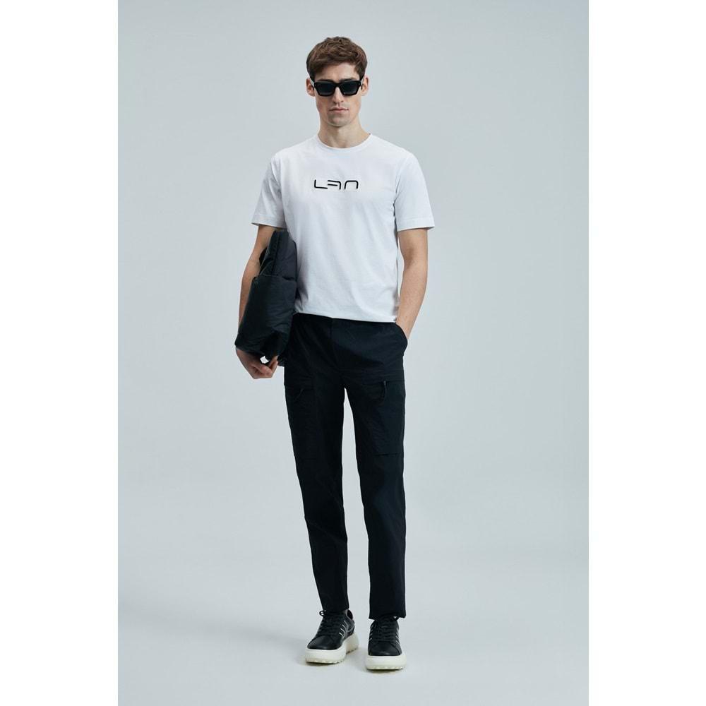Lufian 111020244 Blaze Modern Grafik Tişort Erkek T-Shirt