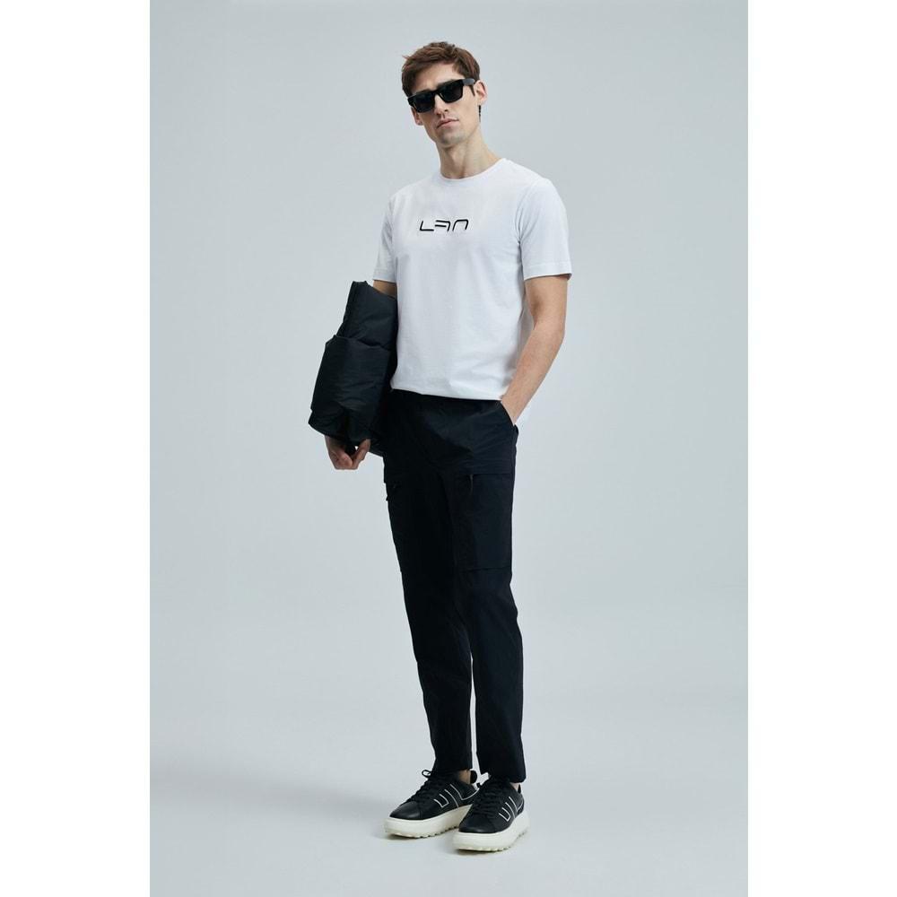 Lufian 111020244 Blaze Modern Grafik Tişort Erkek T-Shirt