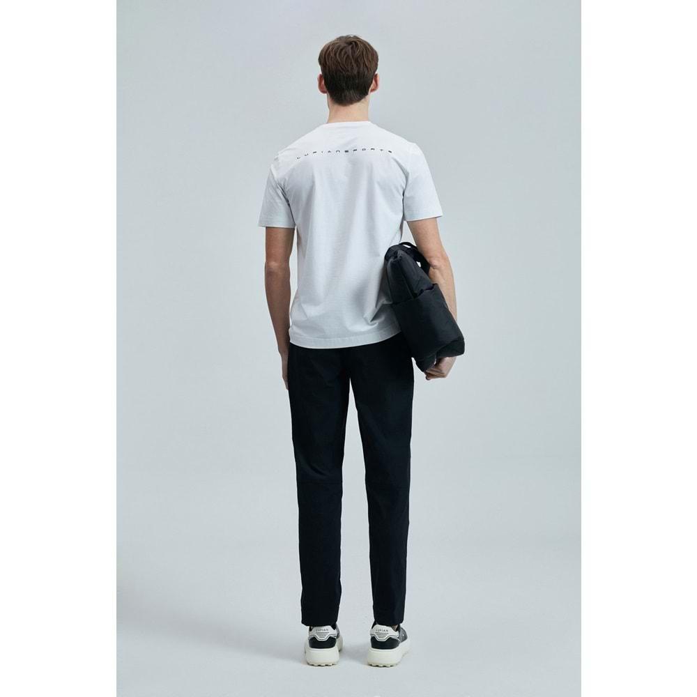 Lufian 111020244 Blaze Modern Grafik Tişort Erkek T-Shirt