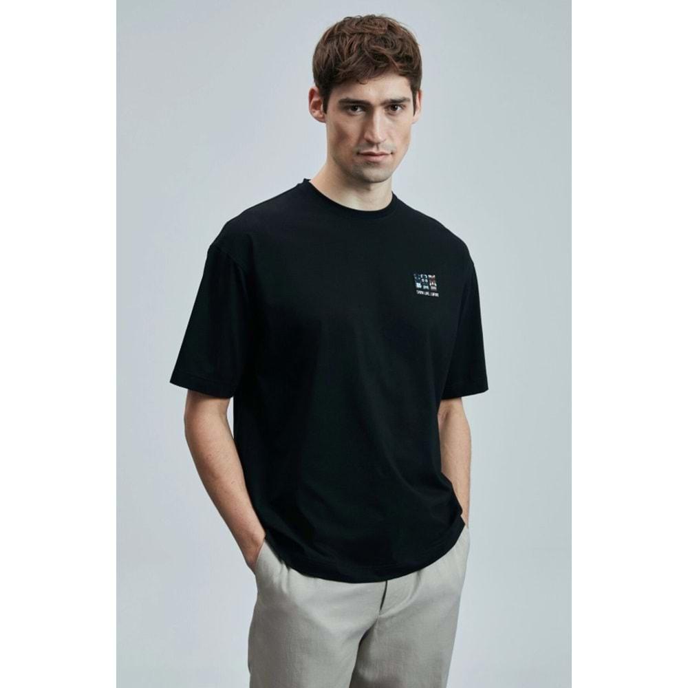 Lufian 111020248 Mask Modern Grafik T- Shirt Erkek Tişort