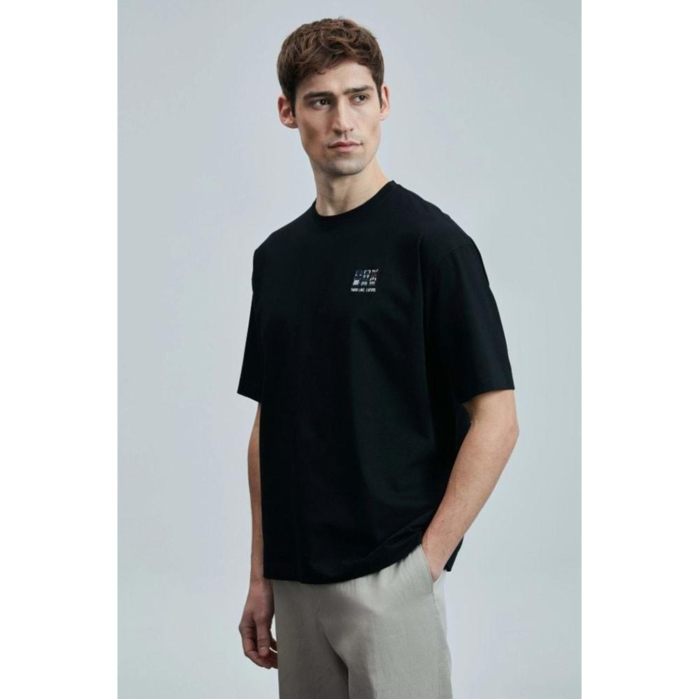 Lufian 111020248 Mask Modern Grafik T- Shirt Erkek Tişort