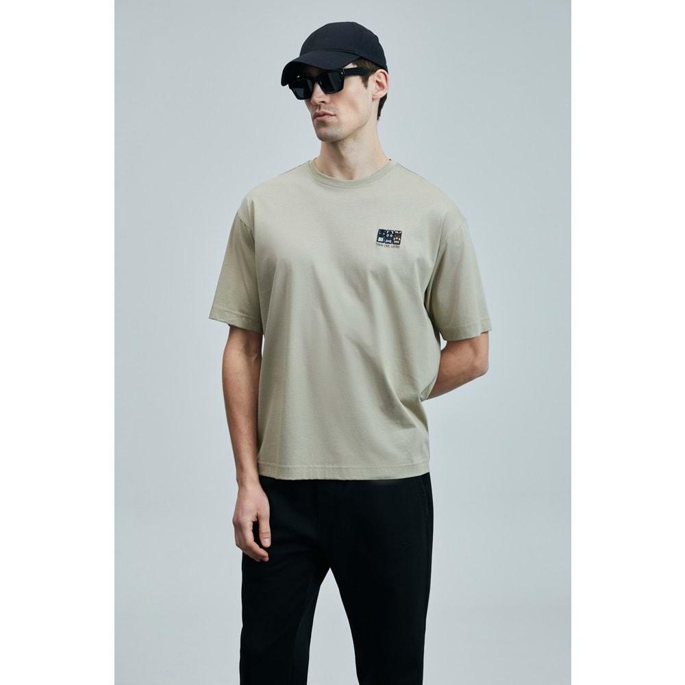 Lufian 111020248 Mask Modern Grafik T- Shirt Erkek Tişort