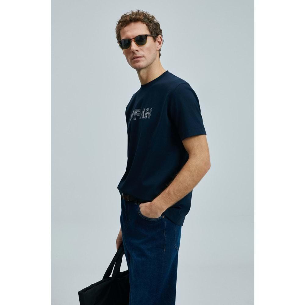 Lufian 111020240 Thınk Modern Grafik Tişort Erkek T-Shirt