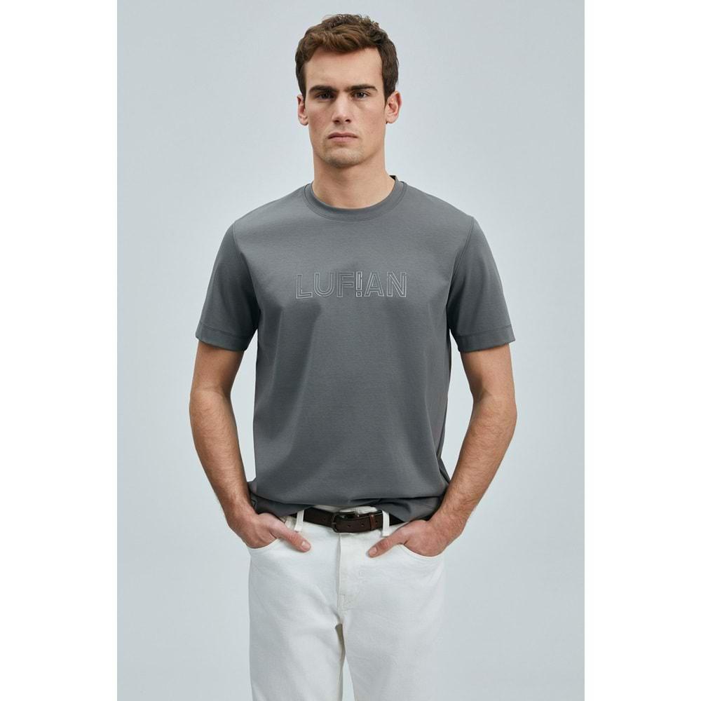 Lufian 111020240 Thınk Modern Grafik Tişort Erkek T-Shirt